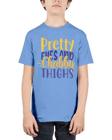 Pretty Eyes And Chubby Thighs Style 192# - baby - Youth Tee Unisex