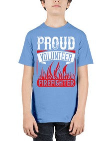 Proud Volunteer Firefighter Style 35# - volunteer - Youth Tee Unisex