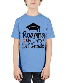 Roaring My Into first Grade 759# - first grade - Youth Tee Unisex