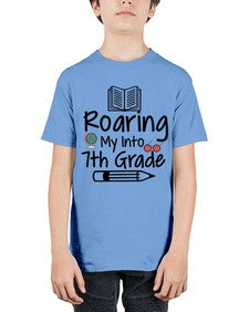 Roaring My Into seventh Grade 763# - seventh grade - Youth Tee Unisex