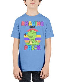 Roaring to PreK Trex 771# - prek headstart - Youth Tee Unisex