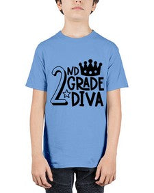 Second Grade Diva 812# - second grade - Youth Tee Unisex
