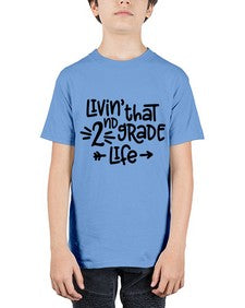 Second Grade Life 826# - second grade - Youth Tee Unisex
