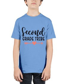 Second Grade Tribe 837# - second grade - Youth Tee Unisex