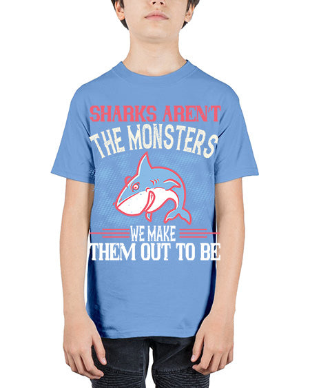 Sharks aren’t the monsters we make them out to be Style 24# - shark-fish - Youth Tee Unisex