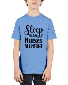 Sleep all day nurses all 1400# - nurse - Youth Tee Unisex