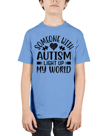 Some one with Style 50# - autism - Youth Tee Unisex