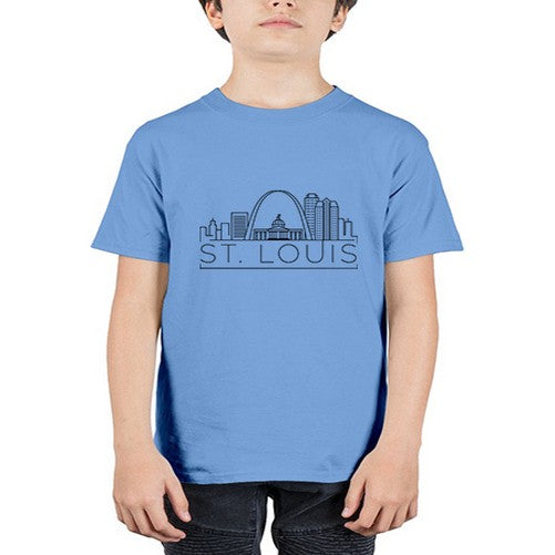 St Louis Minimal Skyline 1882# - cities - Youth Tee Unisex