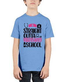 Straight Outta Nursing Style Style 1426# - nurse - Youth Tee Unisex