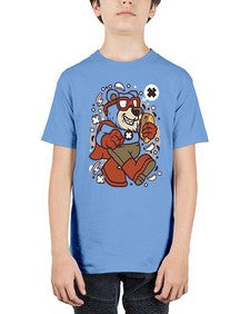 Super bear 236# - cartoon animals - Youth Tee Unisex