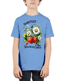 Sweetest Strawberry In The Patch 1598# - strawberry - Youth Tee Unisex