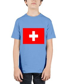 Switzerland 1915# - world flags - Youth Tee Unisex