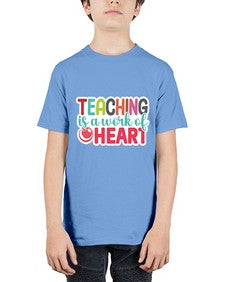 Teaching Is A Work Of Heart 1477# - teacher - Youth Tee Unisex