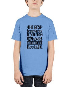 The Best Teachers Teach Style 1504# - teacher - Youth Tee Unisex