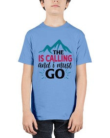 The Is Calling And I Must Go 1620# - tea - Youth Tee Unisex