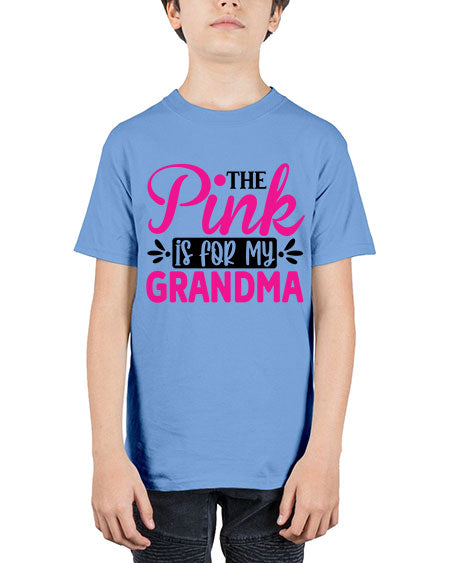 The Pink is for My Grandma 2# - breast cancer - Youth Tee Unisex