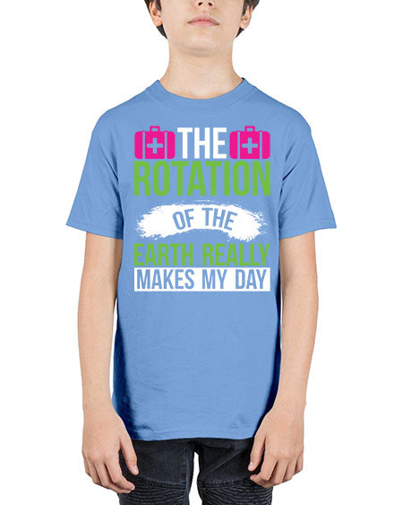 The Rotation Of The Earth Really Makes My Day 7# - nature - Youth Tee Unisex