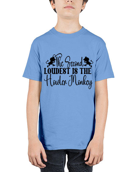 The second loudest is the  - monkey - Youth Tee Unisex