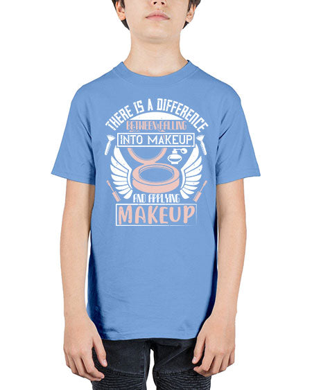 There is a difference between falling into makeup and applying makeup Style 178# - beauty - fashion - Youth Tee Unisex