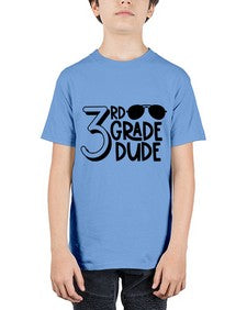 Third Grade Dude 957# - third grade - Youth Tee Unisex