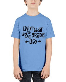 Third Grade Life 967# - third grade - Youth Tee Unisex