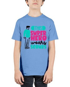 This Superhero Wears Scrubs Style Style 1564# - nurse - Youth Tee Unisex