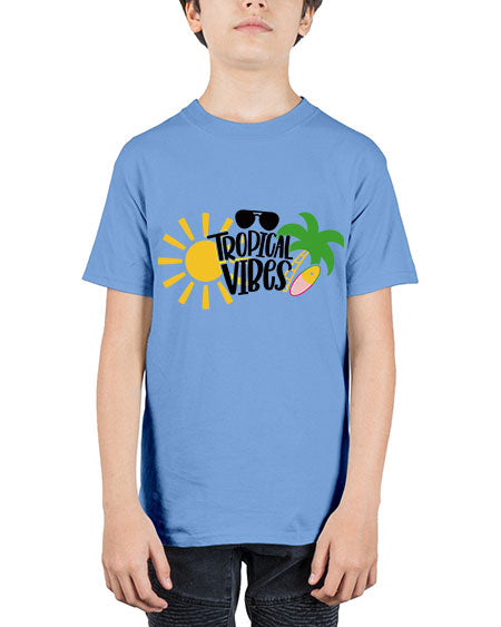 Tropical Vibes Style 9# - summer - Youth Tee Unisex