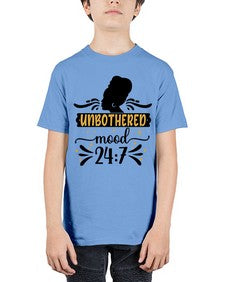Unbothered mood Style 2# - black girls or women - Youth Tee Unisex