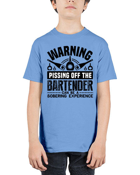 Warning Style 462# - bartender - Youth Tee Unisex
