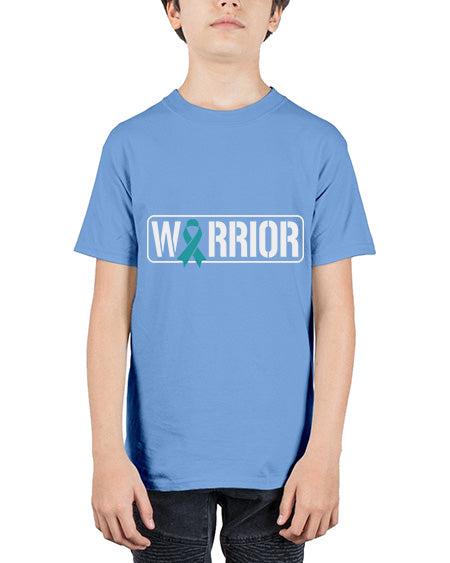 Warrior PTSD Awareness Teal Military 2# - PTSD - Youth Tee Unisex