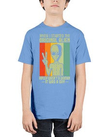 When I started the original alien 45# - ufo - Youth Tee Unisex