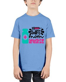 Wife Mom Nurse Style Style 1642# - nurse - Youth Tee Unisex