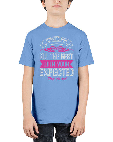 Wishing you all the best on your new arrival Style 240# - baby shower - Youth Tee Unisex