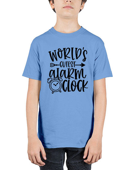Worlds Cutest Alarm Clock Style 473# - baby - Youth Tee Unisex