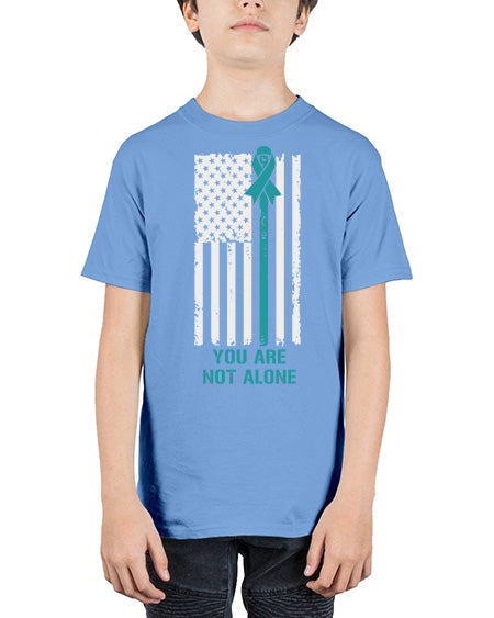 You Are Not Alone PTSD 1# - PTSD - Youth Tee Unisex