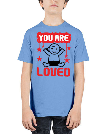 You are loved Style 241# - baby shower - Youth Tee Unisex