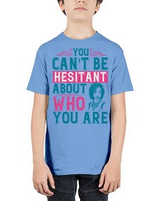 You cant be hesitant about who you are Style 48# - black afro - Youth Tee Unisex