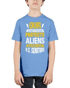 Your constituion protects aliens and drunks 49# - ufo - Youth Tee Unisex