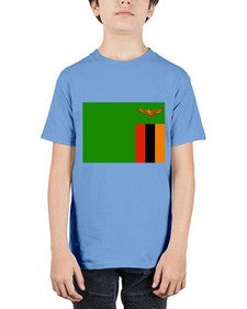 Zambia 2160# - world flags - Youth Tee Unisex