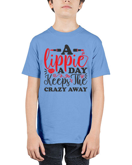 a lippie a day keeps the crazyaway Style 166# - beauty - fashion - Youth Tee Unisex
