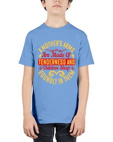 a mothers arms are made of tenderness and children sleep soundly in them 28# - parents day - Youth Tee Unisex