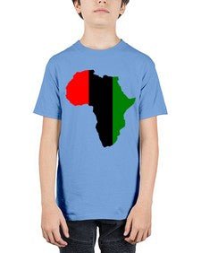 africamap 275# - black words and phrases - Youth Tee Unisex