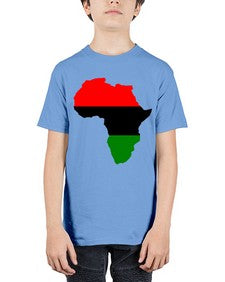 africamap 276# - black words and phrases - Youth Tee Unisex