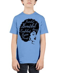 afro woman 23# - black girls or women - Youth Tee Unisex