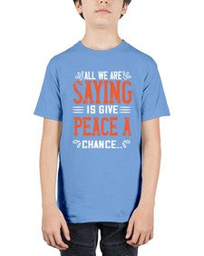 all we are saying 18# - vegan - Youth Tee Unisex