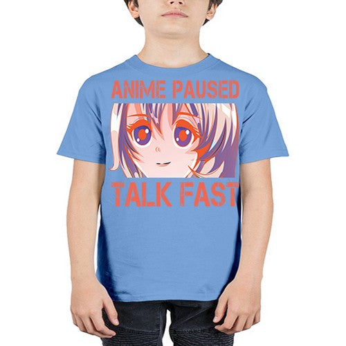 anime paused talk fast211# - anime - Youth Tee Unisex