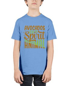 avocados are my spirit animal 32# - Avocado - Youth Tee Unisex