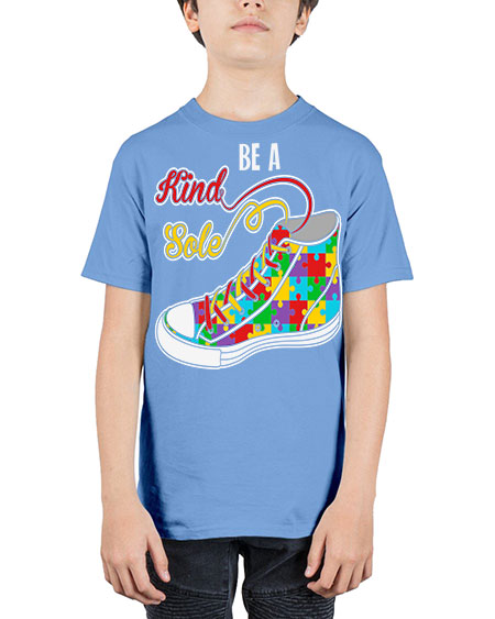 be a kind sole autism 59# - autism - Youth Tee Unisex