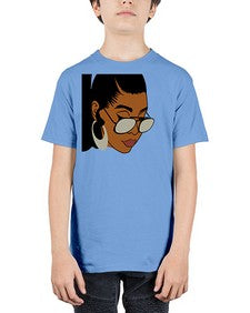 black afro 42# - black girls or women - Youth Tee Unisex