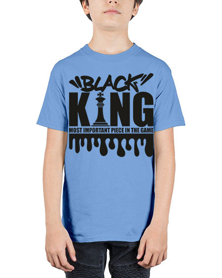 black king 214# - black words and phrases - Youth Tee Unisex